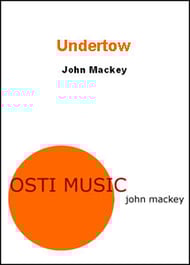 Undertow Concert Band sheet music cover Thumbnail